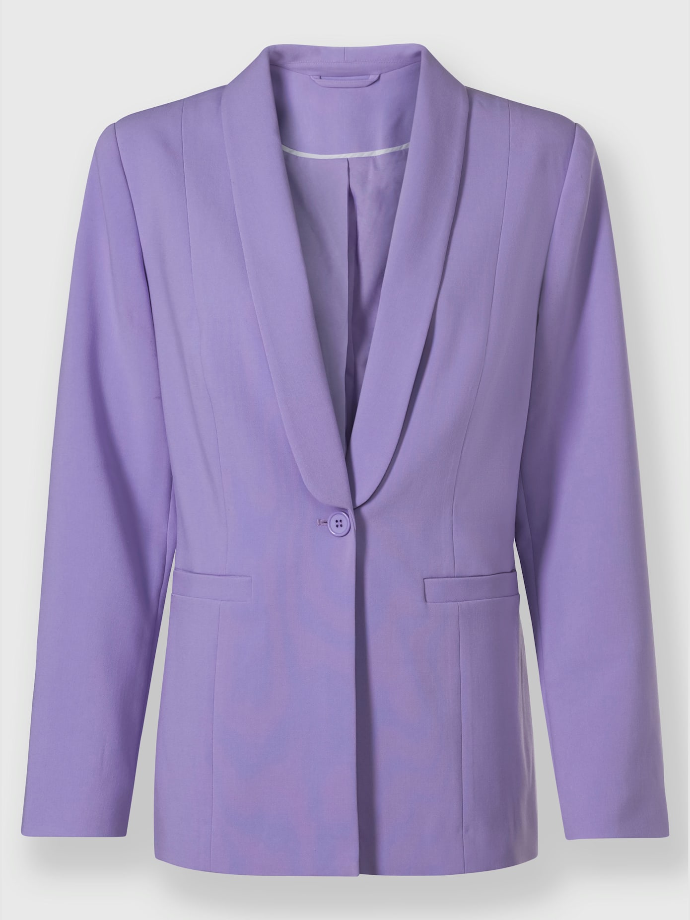 Blazer col châle affinant