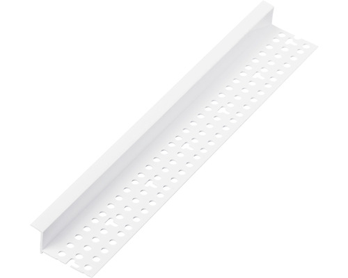 PROTEKTOR eind-/eindprofiel met schaduwvoeg voor gipsplaatbouw, PVC, 3050 x 6 mm, bundel = 50 stuks
