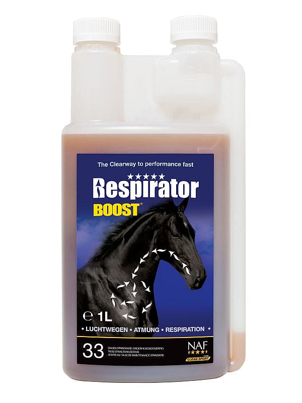 NAF Respirator Boost – Voor een vrije ademhaling en sterke longweerstand bij paarden