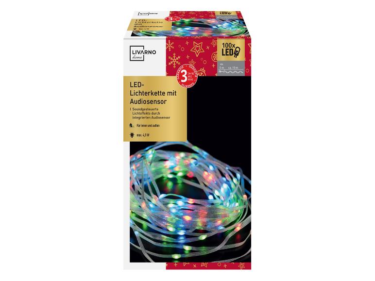 LED-lichtsnoer met audiosensor 100 LED's