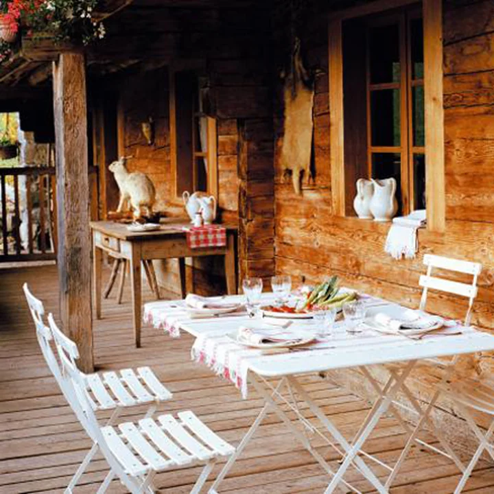 Fermob - Bistro Klapptisch, rechteckig, 77 x 57 cm, acapulcoblau