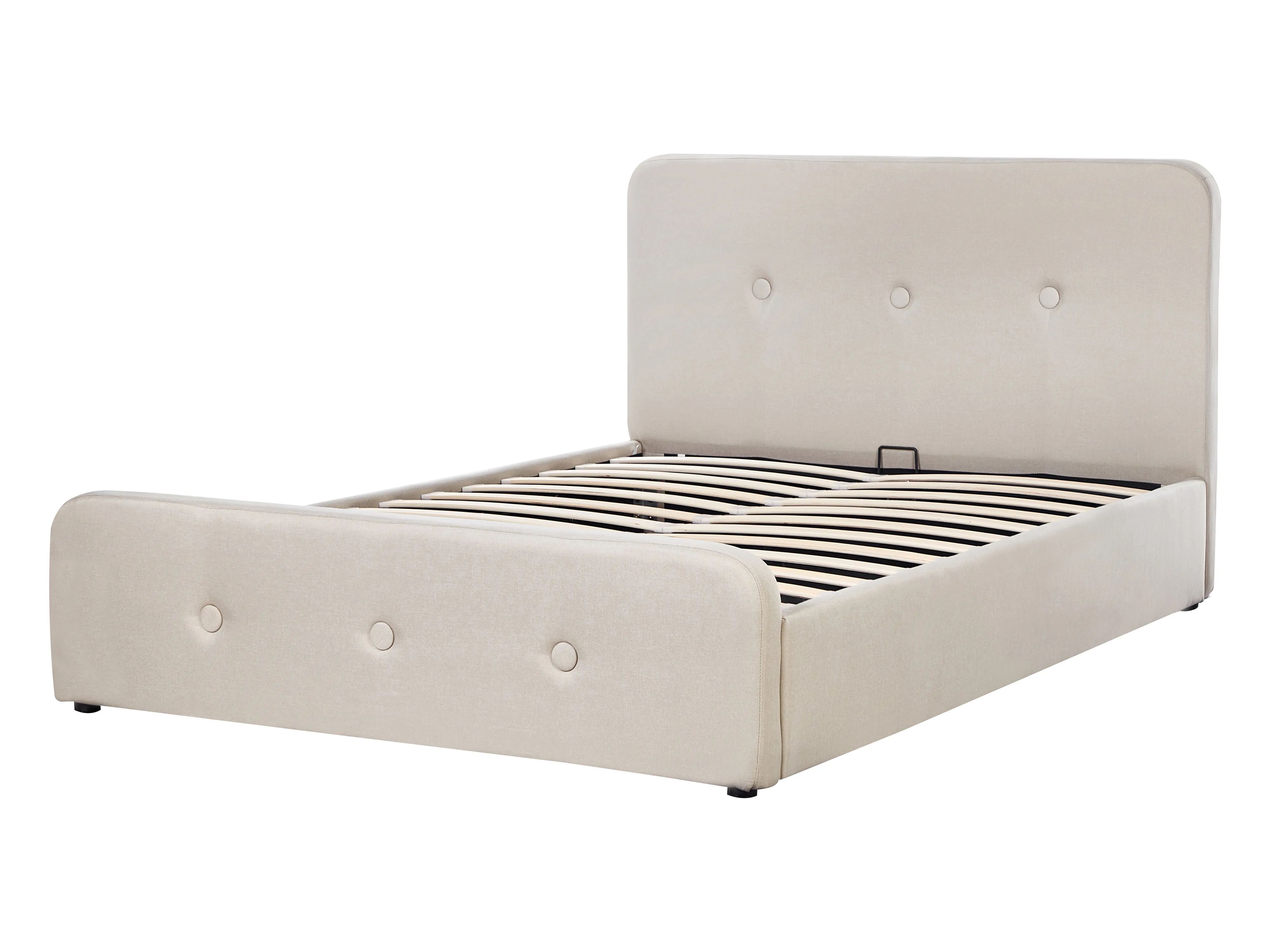 Bed met opbergruimte Stof RENNES 140 x 200 cm Beige