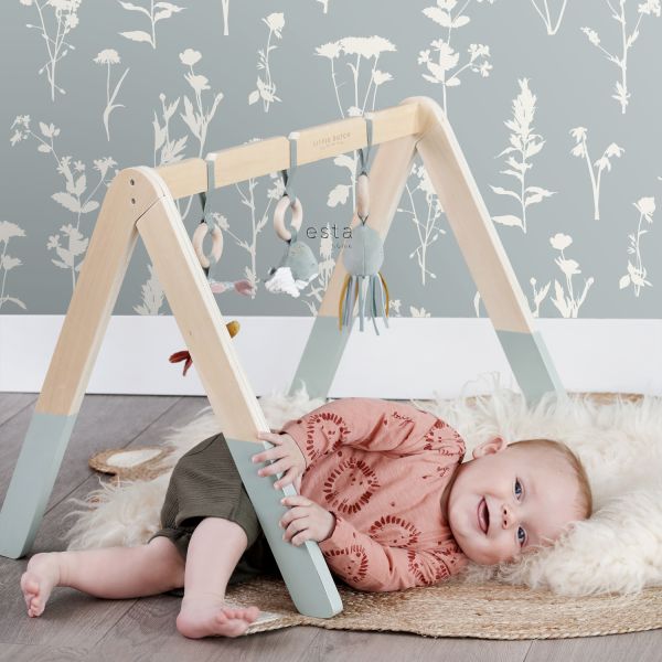 Estahome Veldbloemen Behang I - 0,53 x 10,05 m - Beige