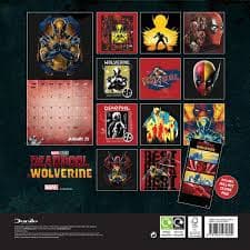 Marvel Deadpool 3 - 2025 Square Calendar
