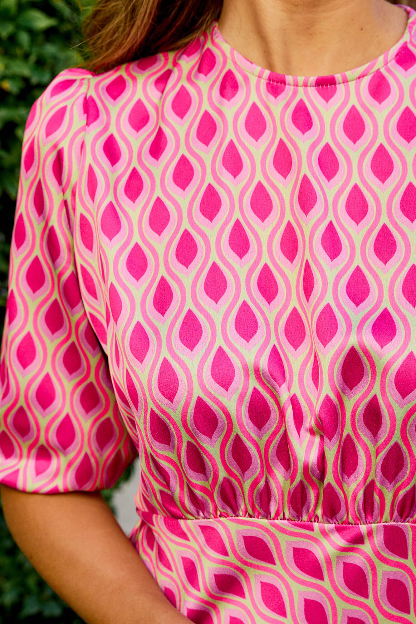 Vestido Framboesa com Babados - Vermelho
