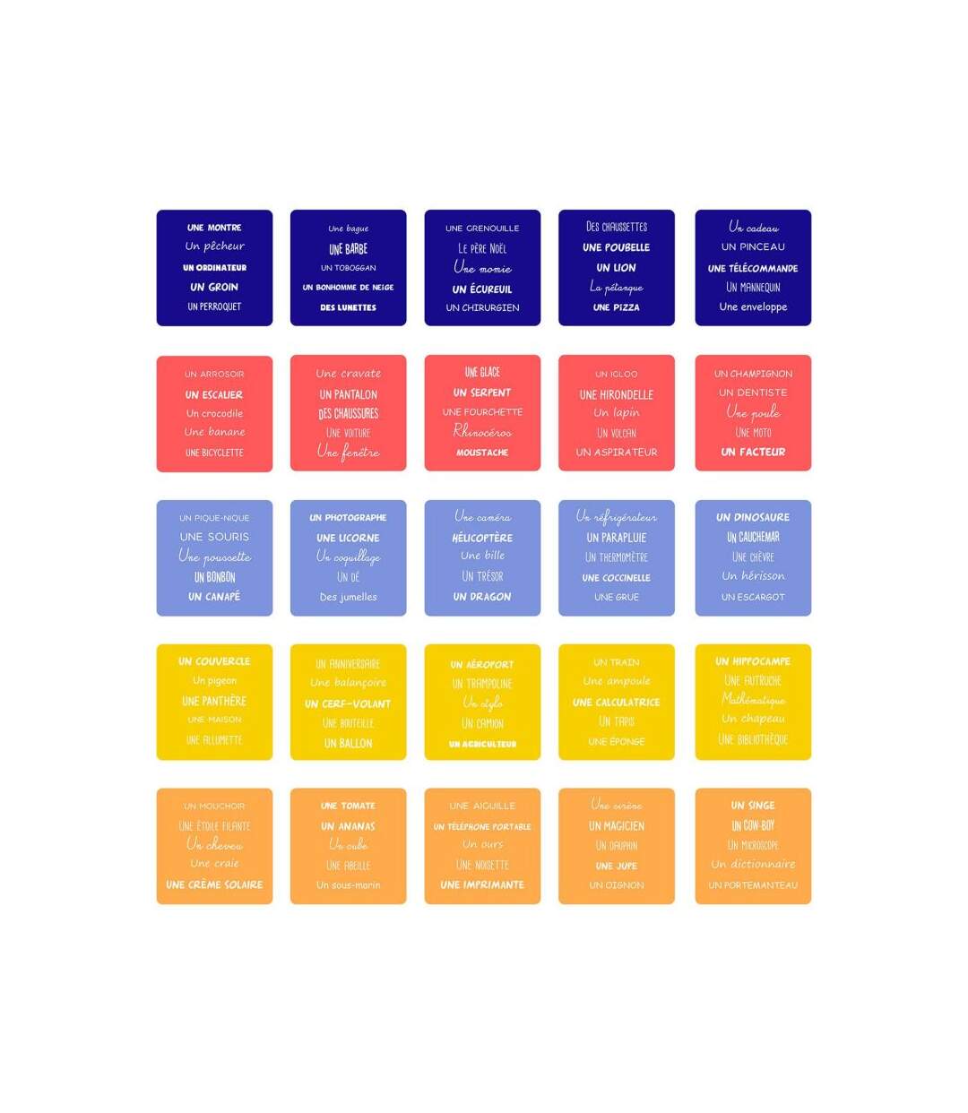 Paris Prix - Jeu De Cartes écarteur De Bouche 8cm Multicolore