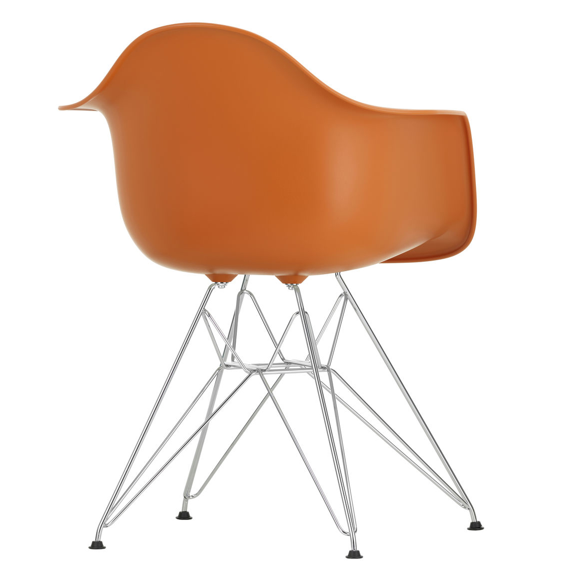 Eetkamerstoel DAR RE chroom Rusty Orange