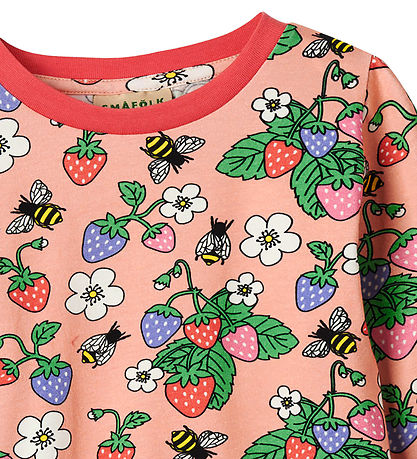 Småfolk Bluse - Blossom m. Erdbeere