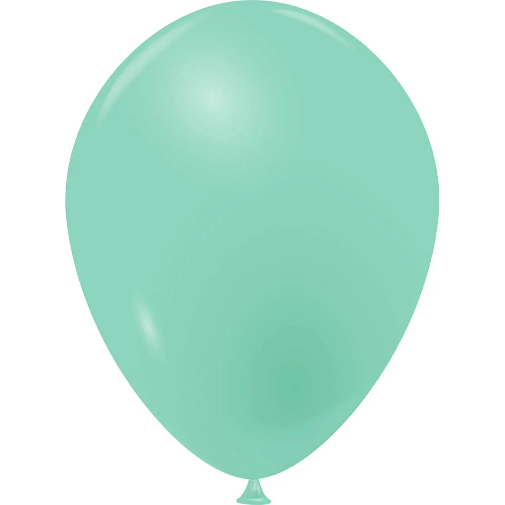 Ballon de baudruche uni vert menthe x20