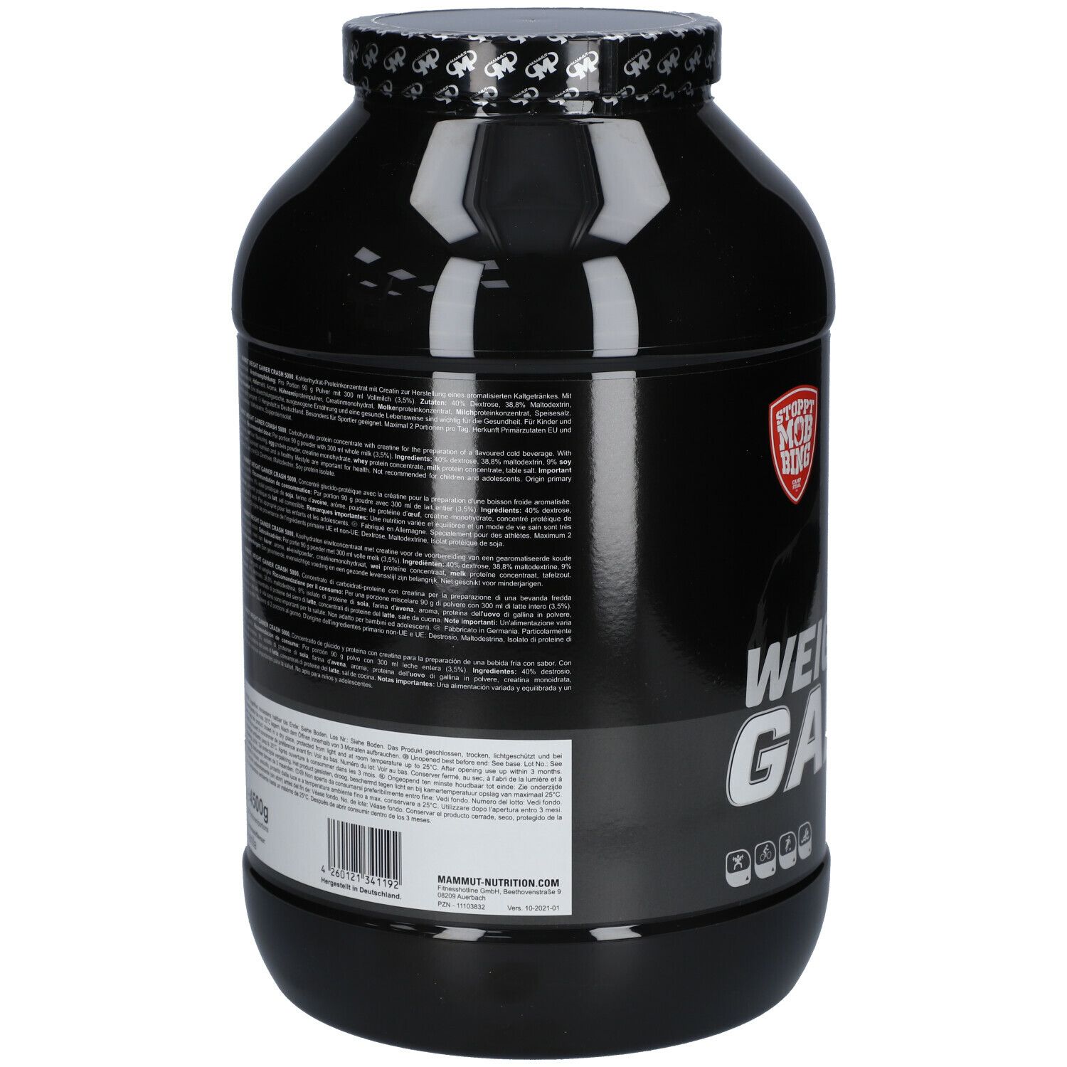 Mammut Weight Gainer Crash 5000, Vanille