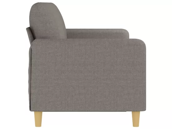 Canapé à 3 places Taupe 180 cm Tissu