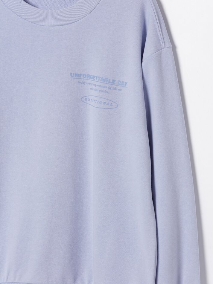 Conjunto de 2 Moletons Combinando - Azul Claro