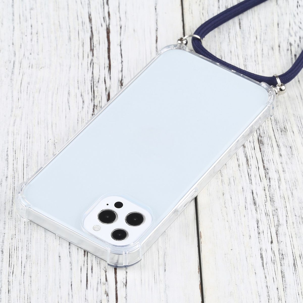 Hülle Handy Schutz für Apple iPhone 13 Pro Max Case Cover Tasche Etuis Blau Neu