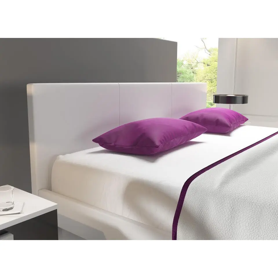 Meubella - Tweepersoonsbed George - Wit - 140x200 cm