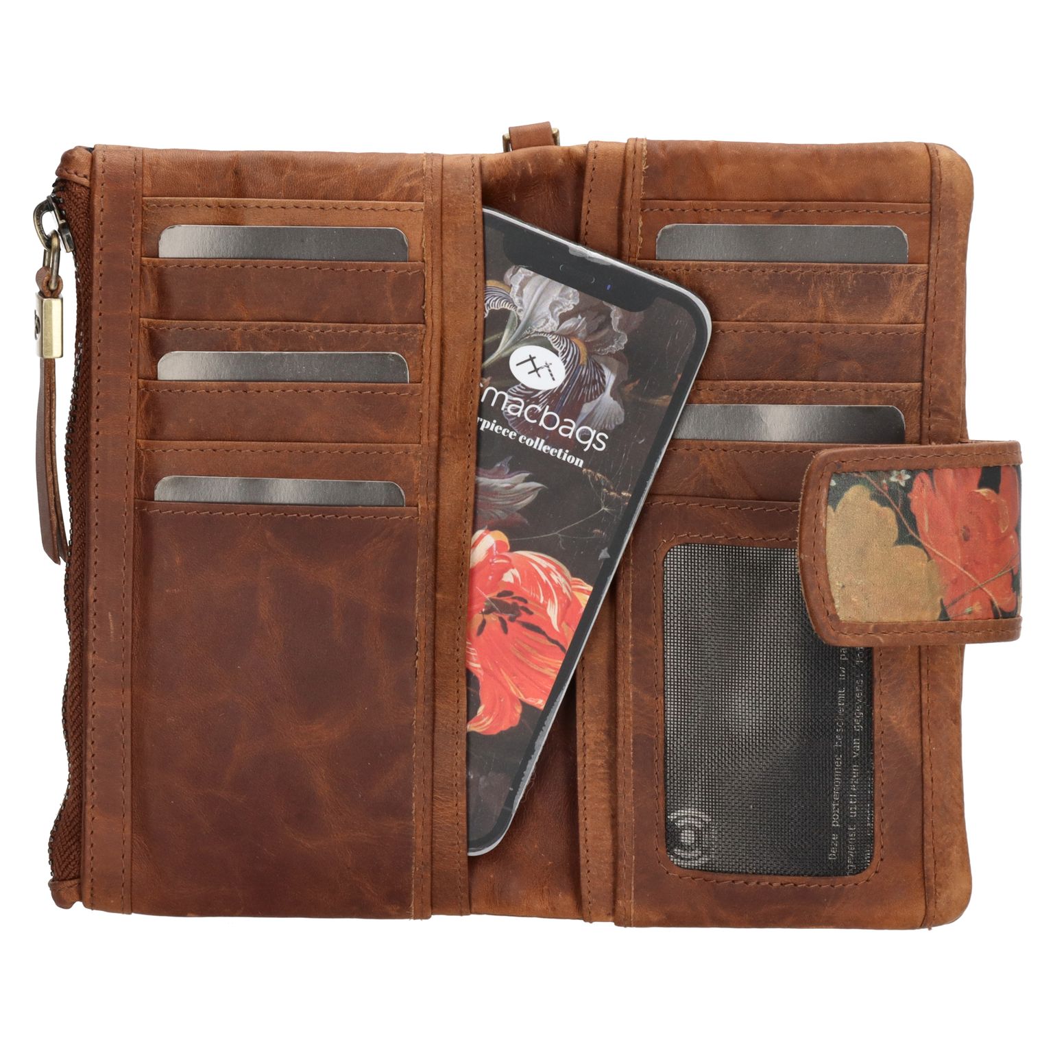 Micmacbags Masterpiece Portemonnee Cognac
