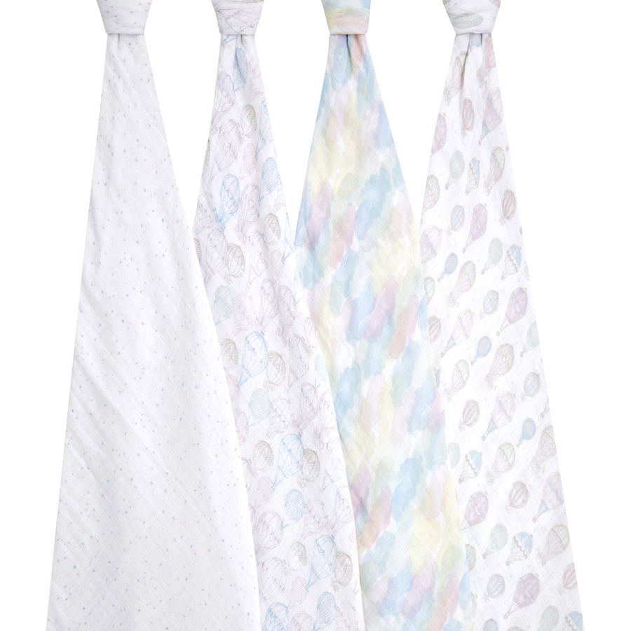 aden + anais™ Pucktücher Above the clouds 4er-Pack