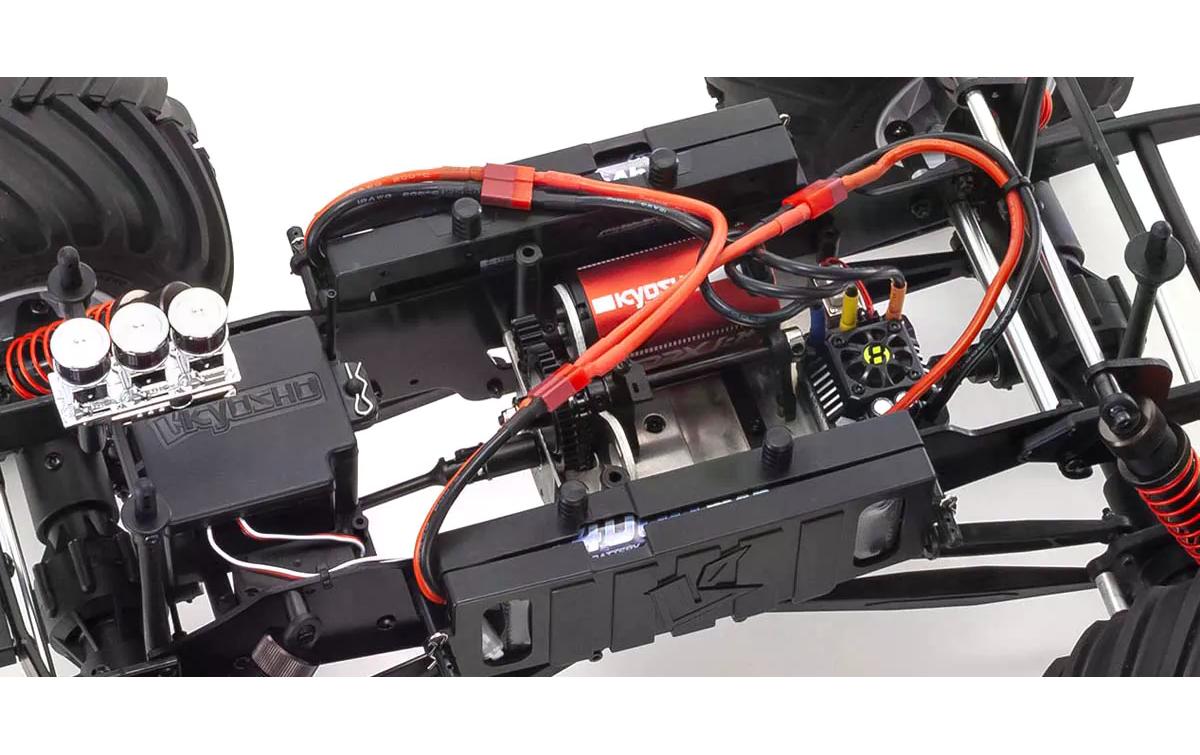 Monster Truck USA-1 VE, 4WD ARTR, 1:8<br>Neue Version des USA-1 Monstertrucks – stärker, solider, mehr Details und Brushless Power