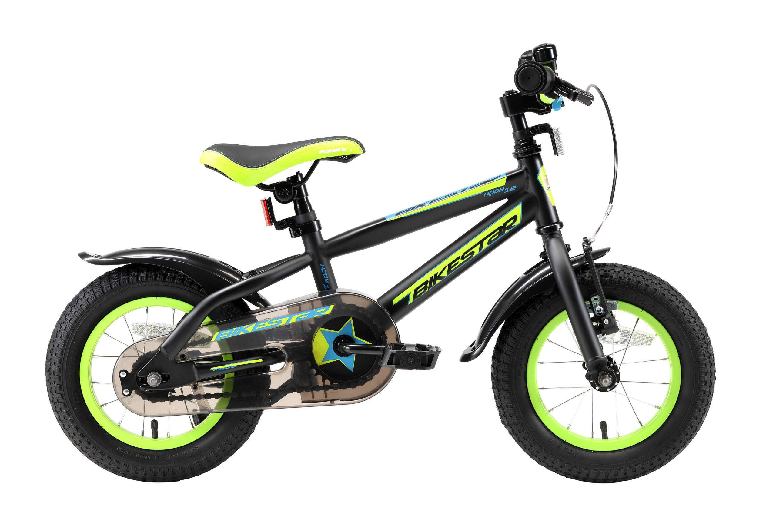 BikeStar Urban Jungle kinderfiets 12 inch zwart