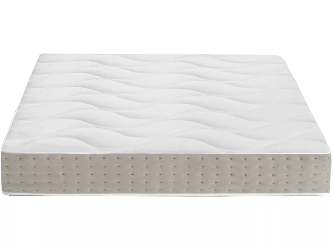 Matelas ressorts ensachés + mousse mémoire 24cm 140x190