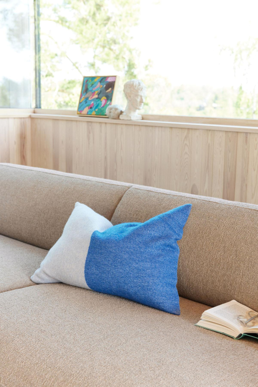 Northern Echo kussenhoes 60x40 blauw