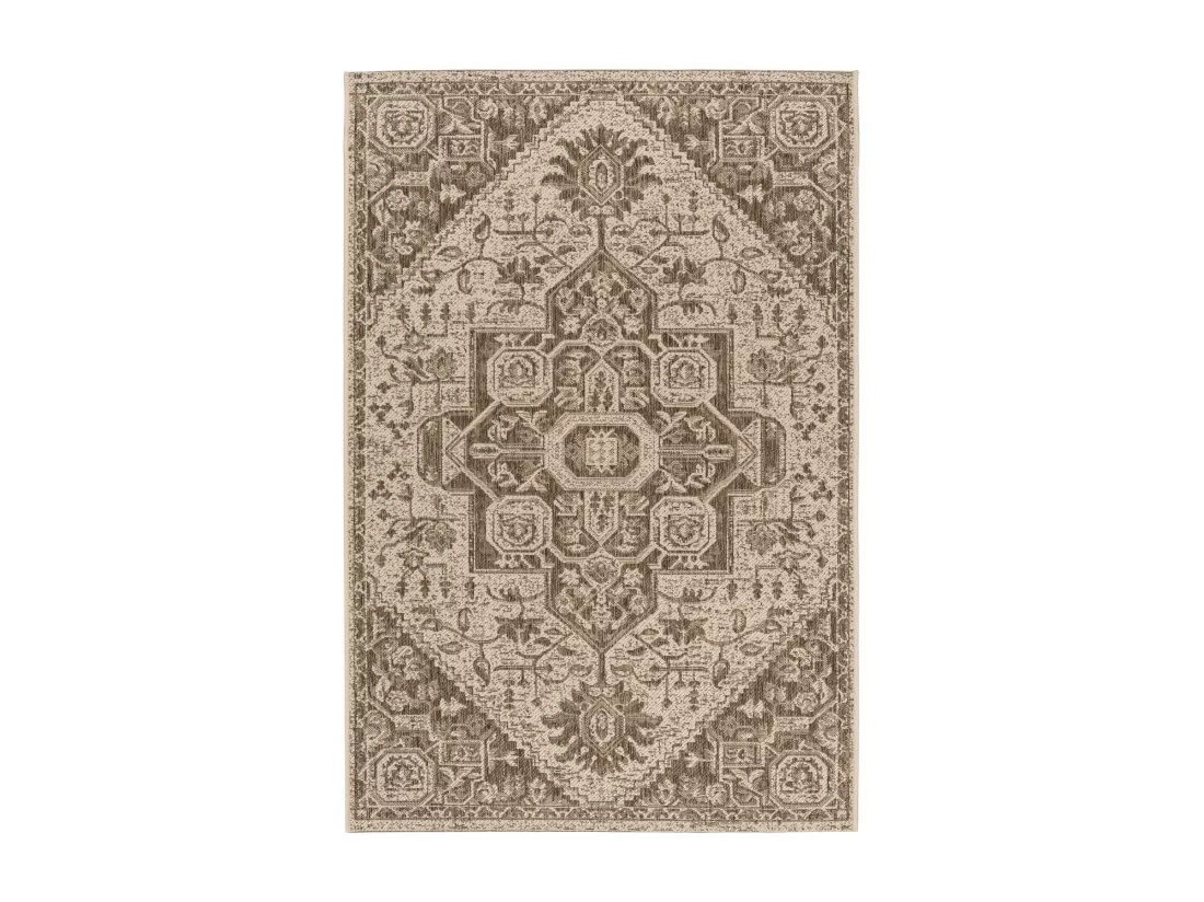 Tapis Beige & Cream 91 X 152 cm - Elba