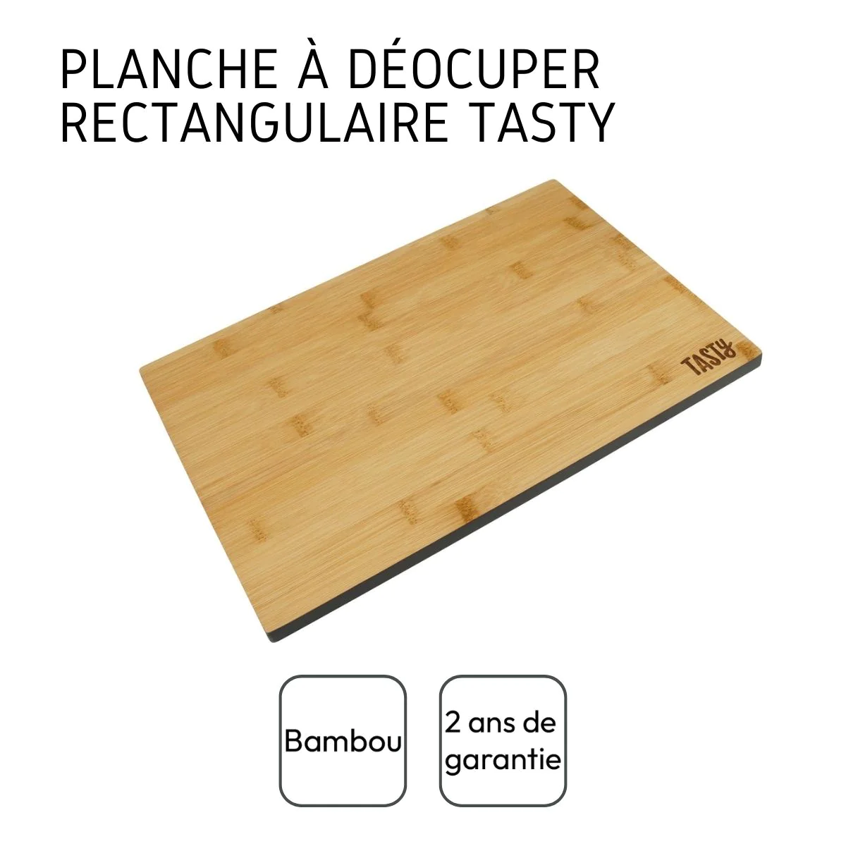 Grande planche à découper en bambou 35,5 x 25 cm Core Tasty