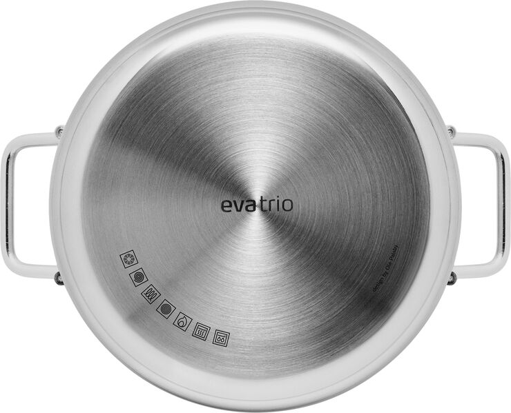 Eva Trio Stainless Steel Gryde 3,6 l 20 cm Polished steel