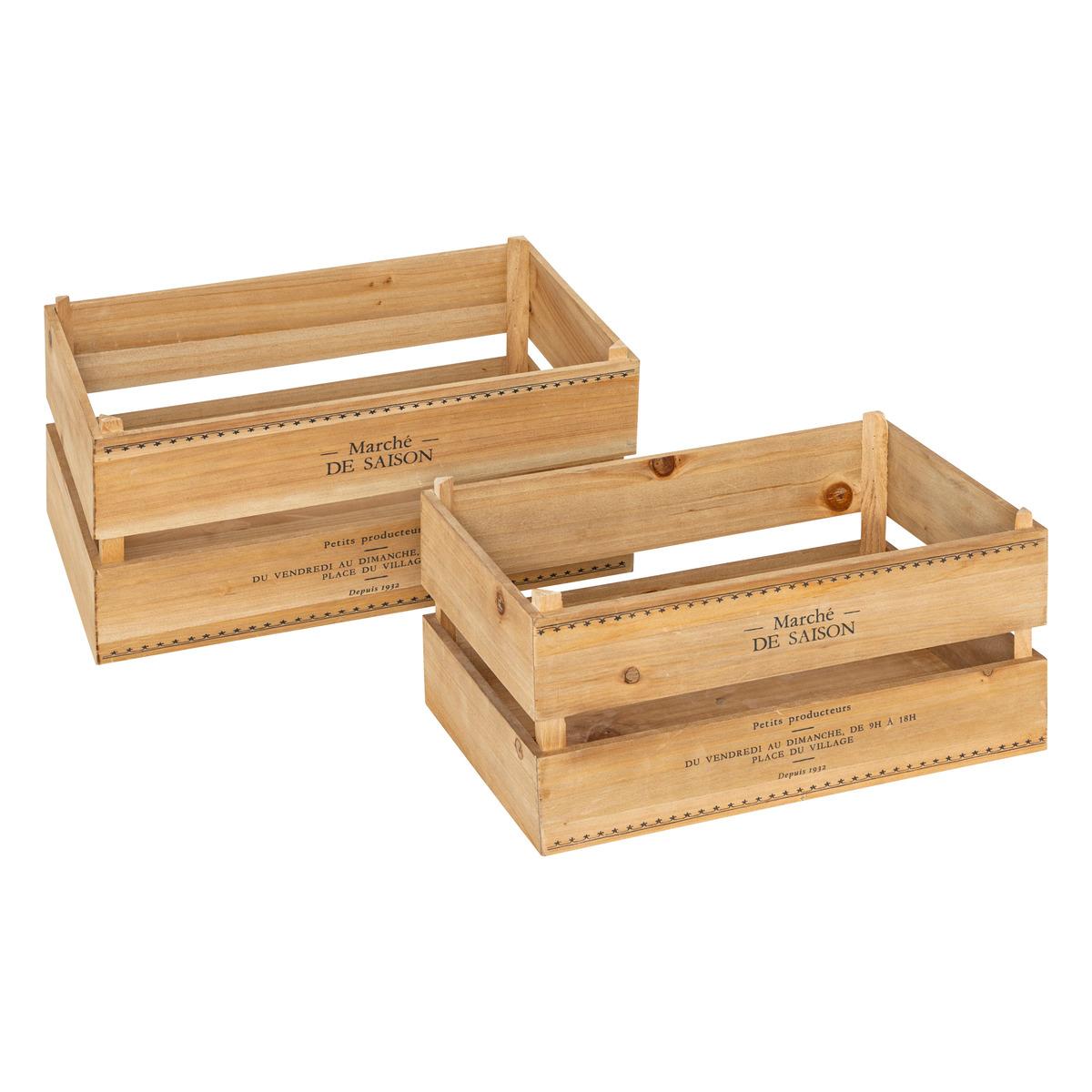 CAGETTE LITTLE COTTAGE BOIS TAILLE S