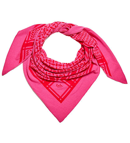 Lala Berlin Schal - Triangle Trinity Classic+ M - Pink