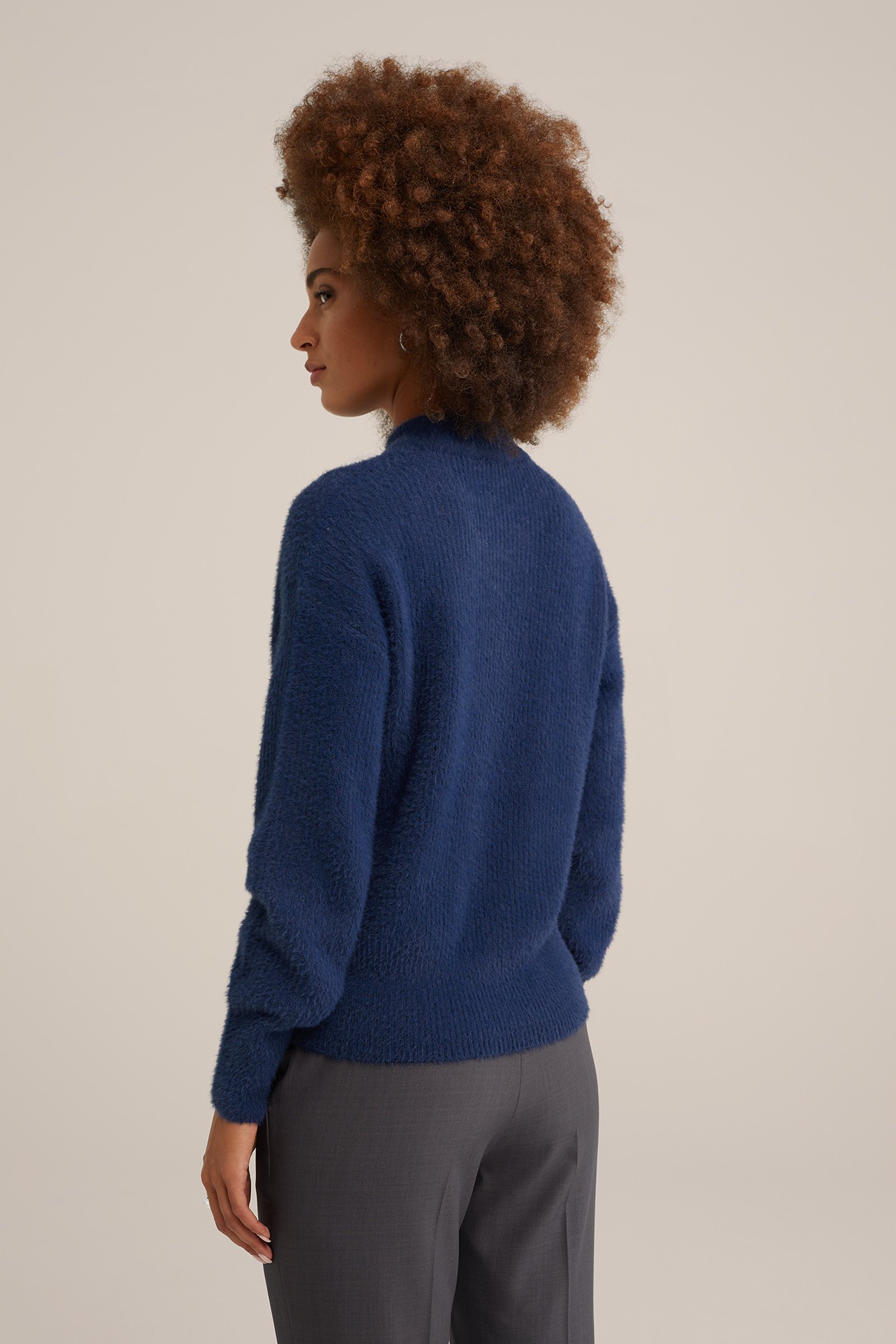 gebreide trui WE Fashion Blauw