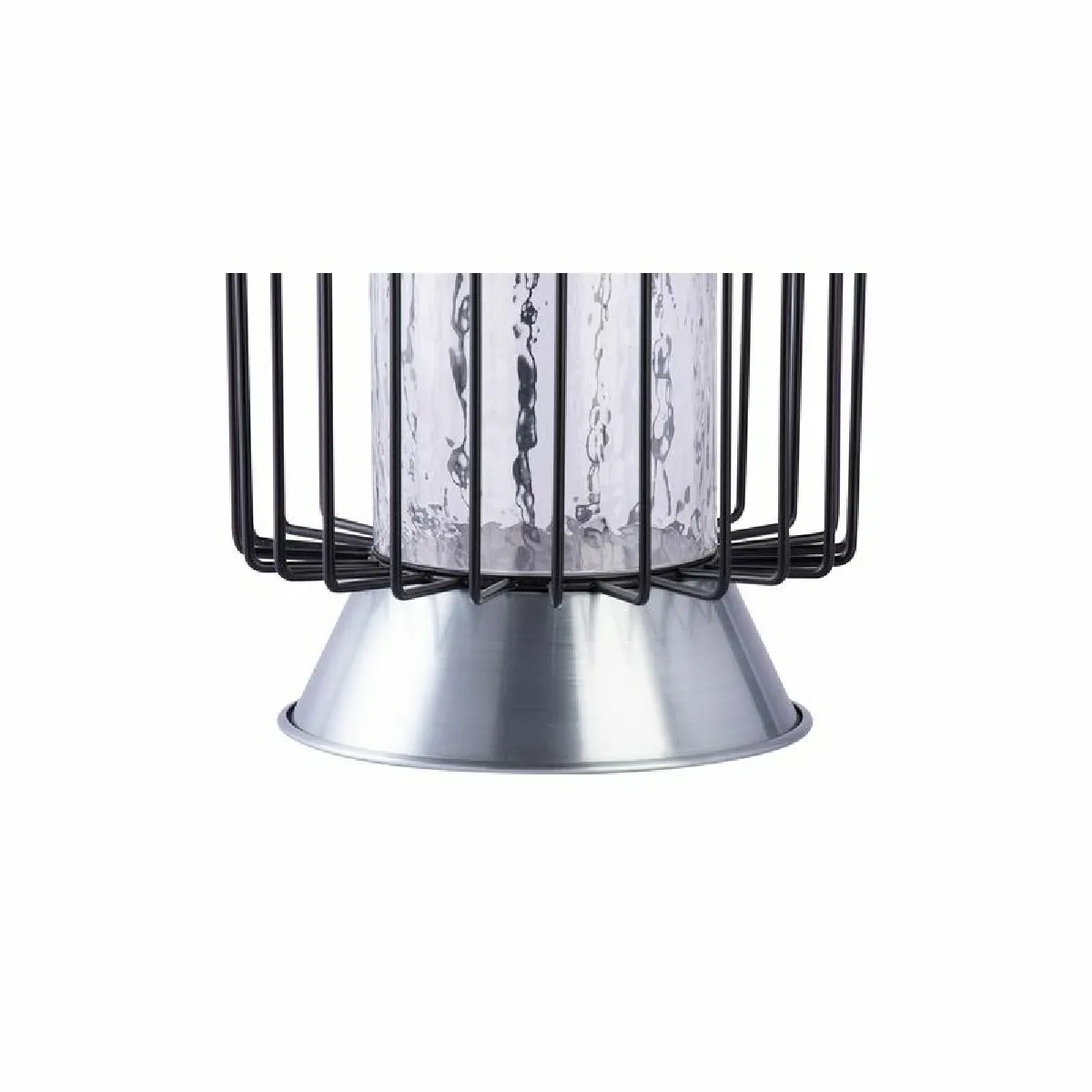 Paris Prix Bougeoir Déco Malibu Noir & Argent
