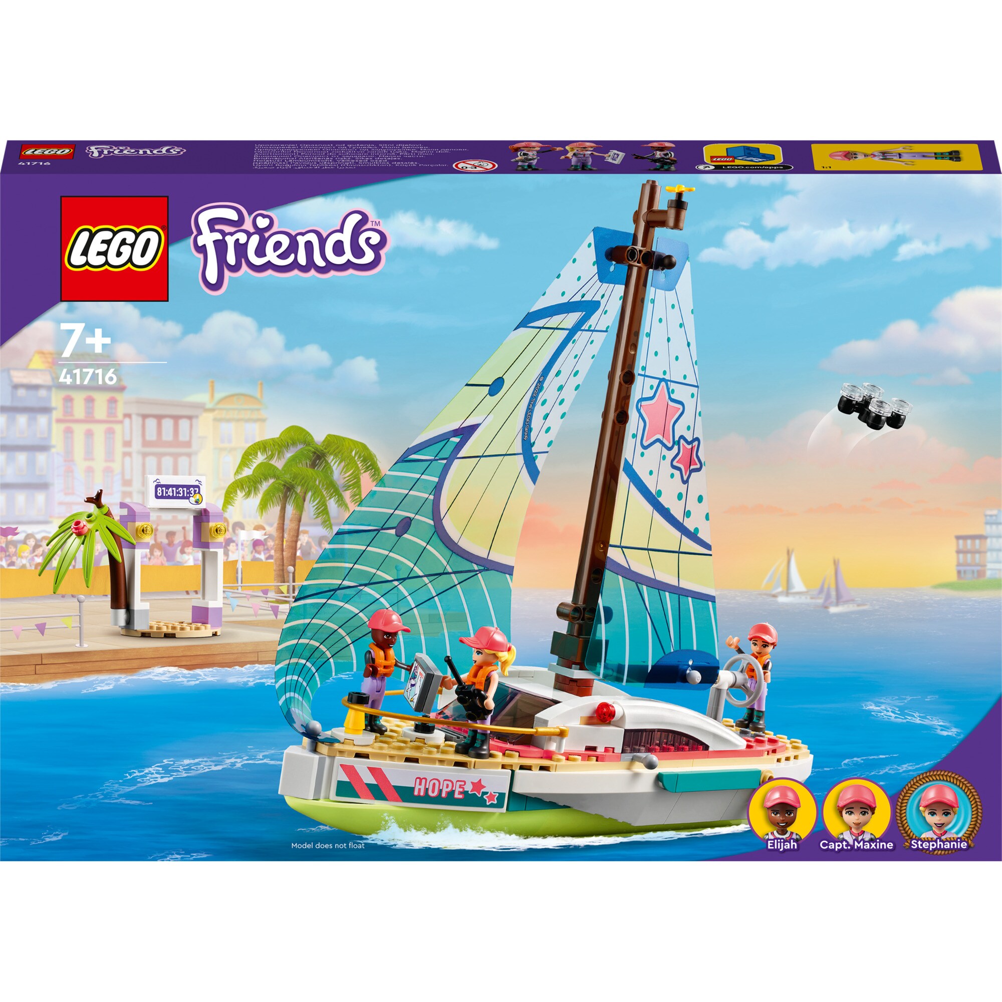 LEGO Konstruktionsspielzeug Friends Stephanies Segelabenteuer