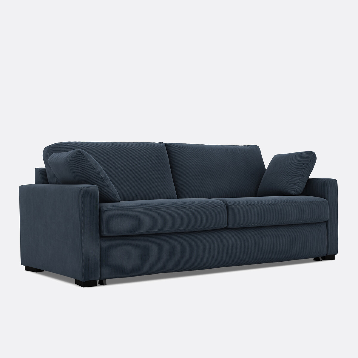 LA REDOUTE INTERIEURS<br>Sofá cama de veludo fino, Bultex, Timor