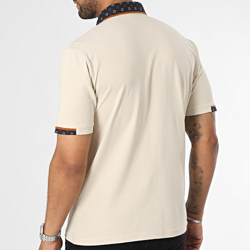Polo Manches Courtes Beige