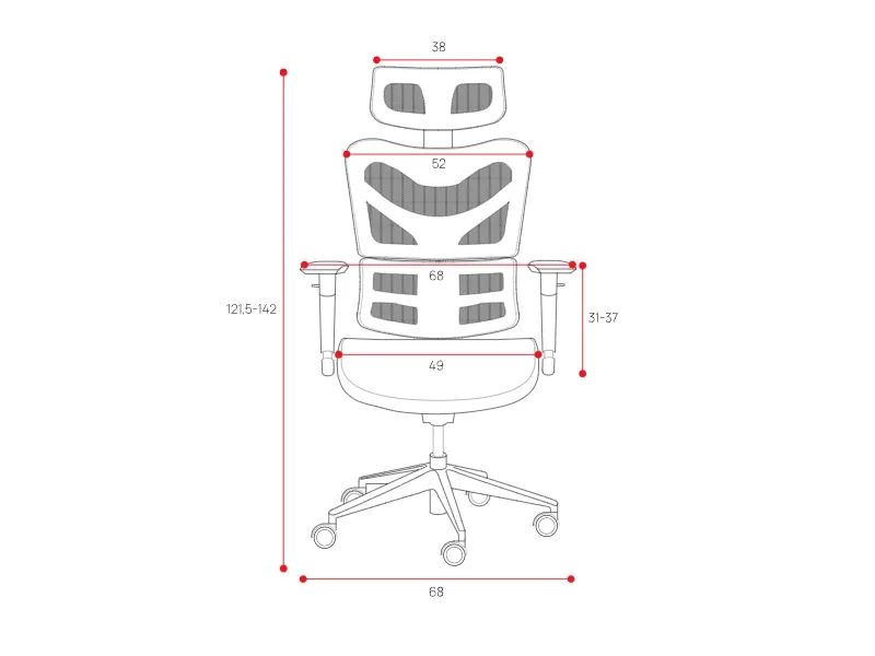[OUTLET] - Diablo Chairs V-Commander Black