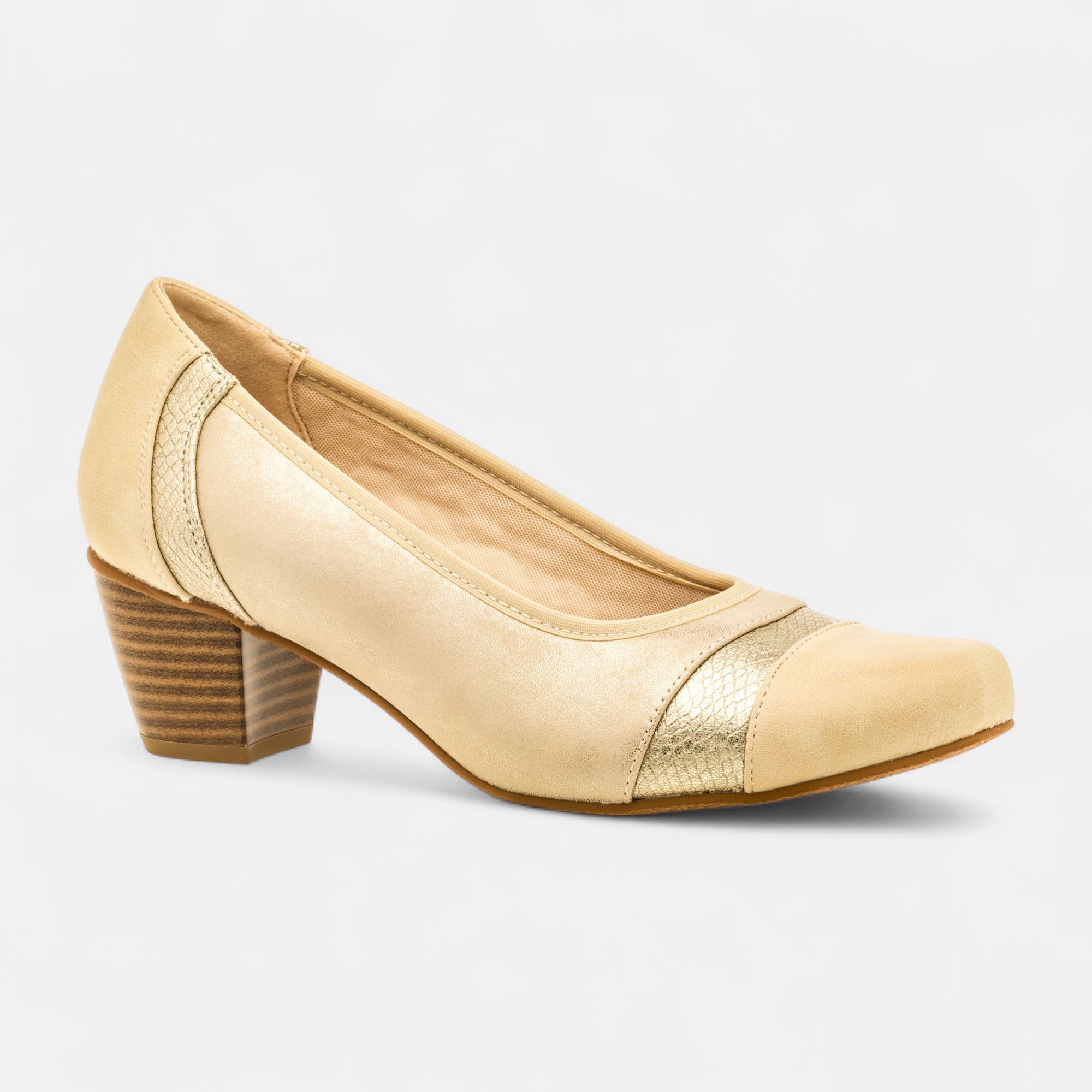 Escarpins pieds sensibles Femme beige