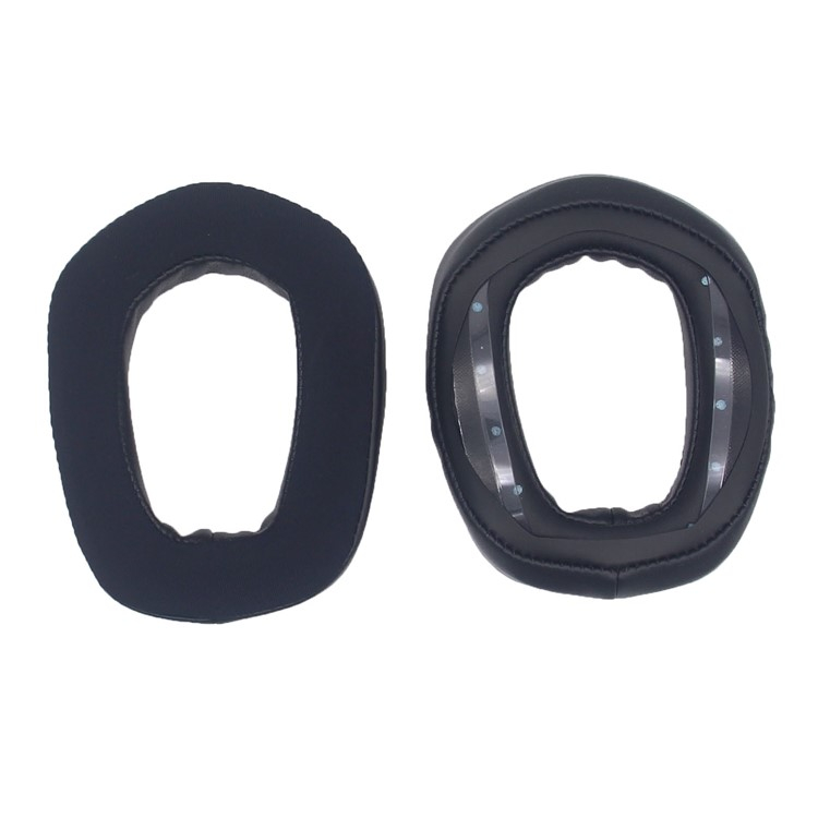 (2er Set) Logitech G435 Kopfhörer Ersatz Ohr Polster Kissen - Schwarz