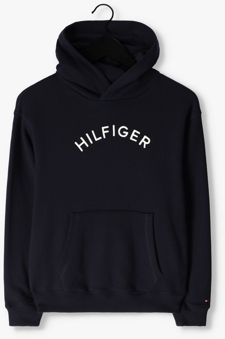 TOMMY HILFIGER donkerblauwe tommy hilfiger trui u hilfiger arched hoody
