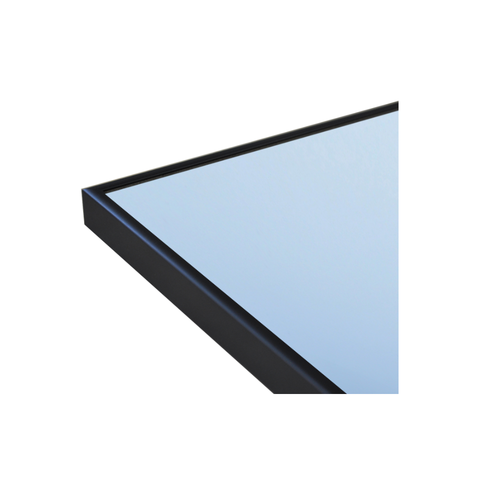 Sanicare Tutti LT1 spiegel zwart met verwarming, verlichting en touch bediening 60cm