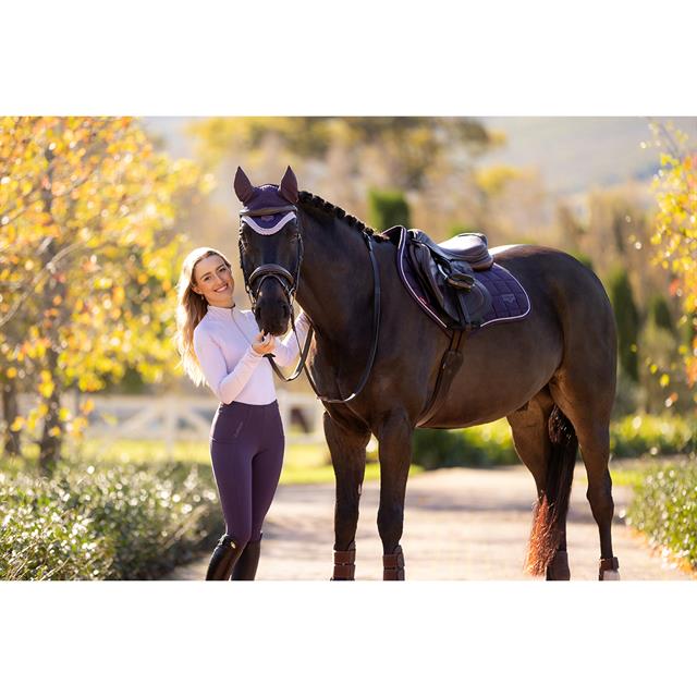 Zadeldek LeMieux Loire Classic Close Contact Square Paars