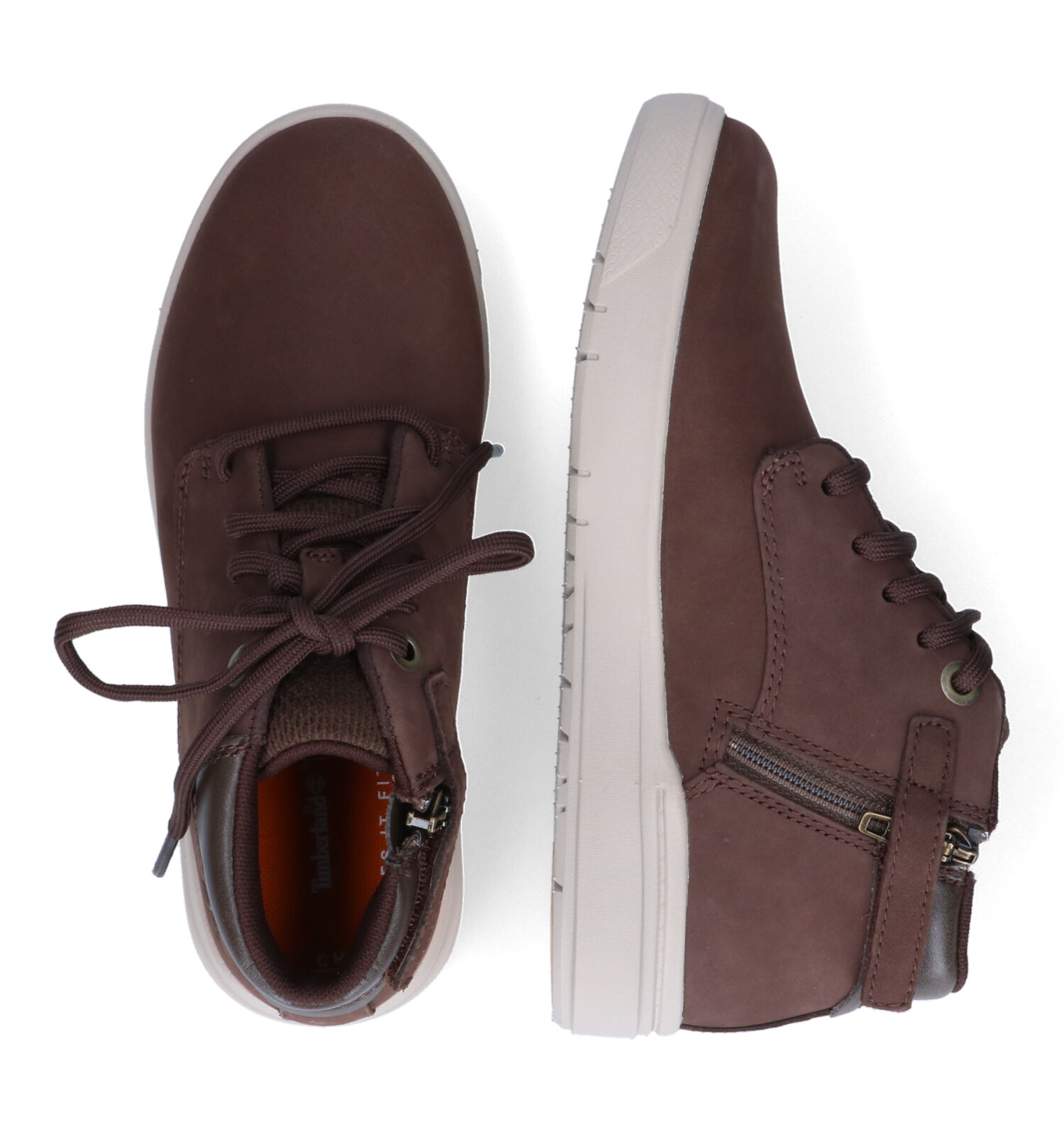 Hoge schoenen bruin