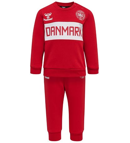 Hummel Sweats?t - DBU - hmlGejst - Rød m. Logo