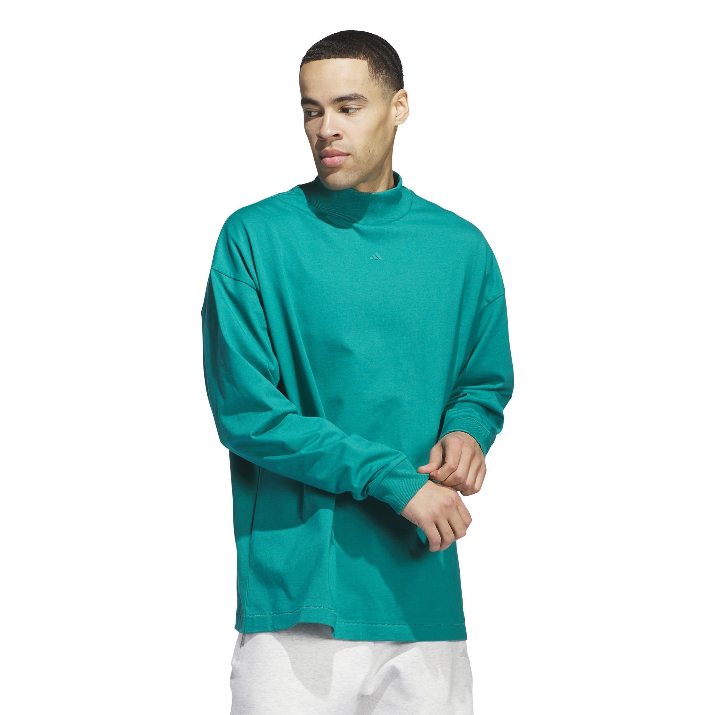 adidas Basketball Long Sleeve Tee T Shirt Mens