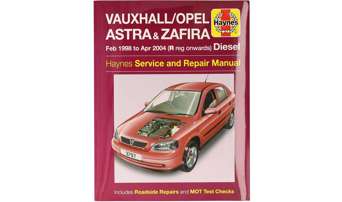 Reparationshåndbog Zafira A 2,0DTi 2/98-4/04