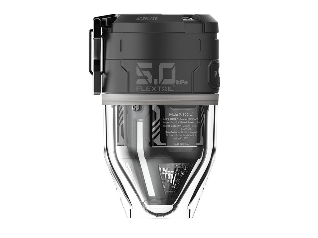 Flextail Max Pump 3 elektrische luchtbedpomp - Black