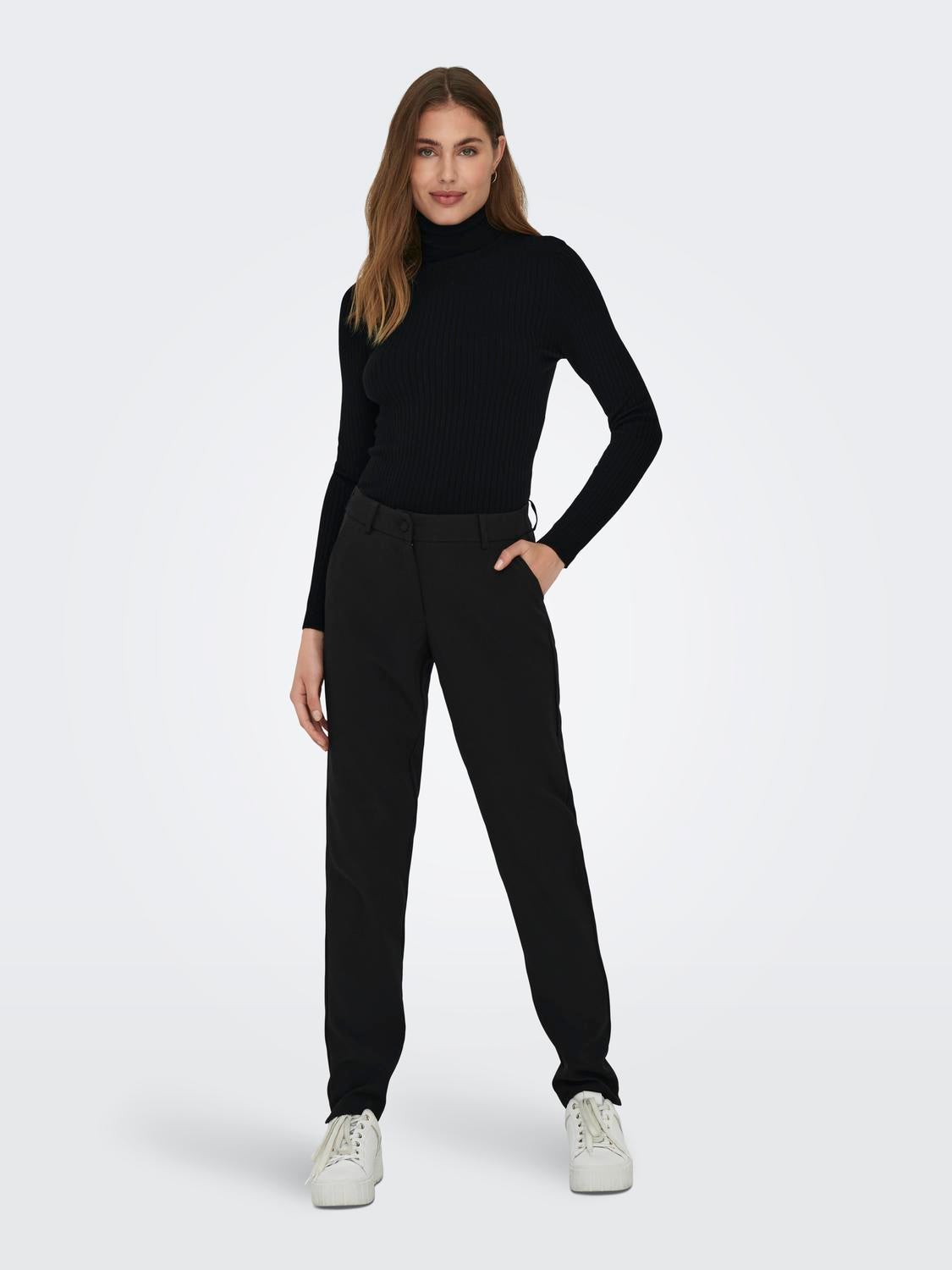 ONLKAROL Strickpullover Black