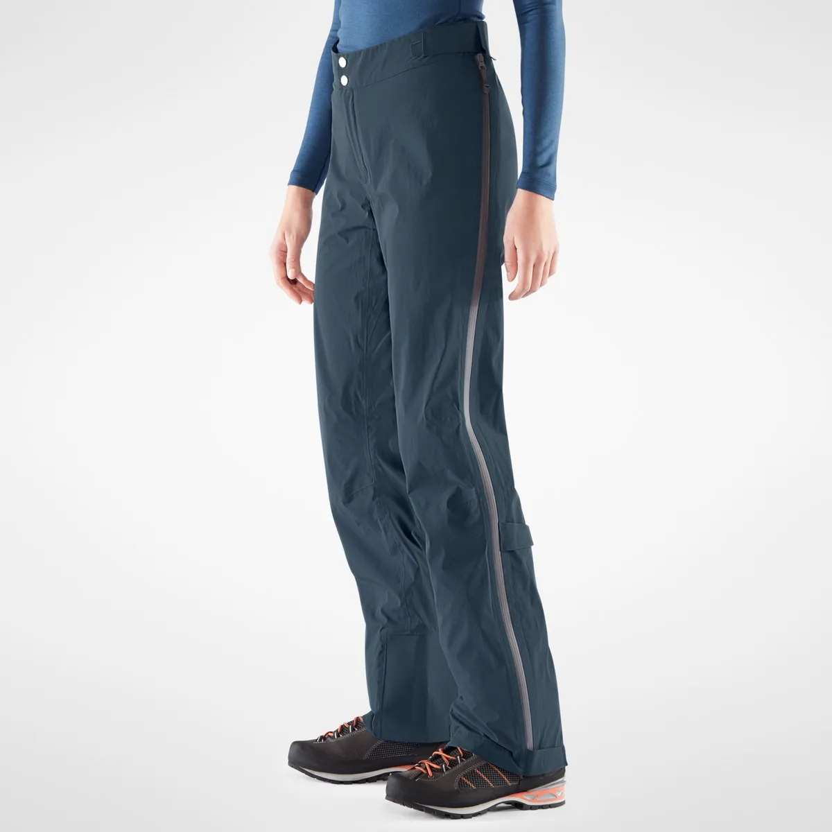 Fjällräven Women's Bergtagen Lite Eco-shell Trousers Regular Hokkaido Orange