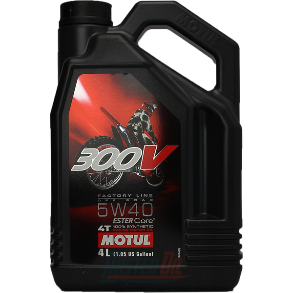 Motul - Huile 4T 300V Factory Line Off Road 5W40