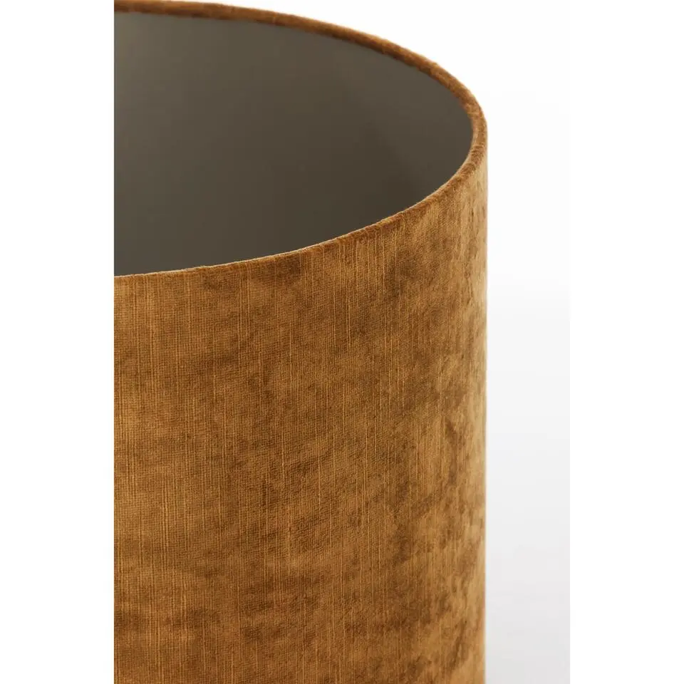 Cilinder Lampenkap Gemstone - Goud - Ø30x21cm