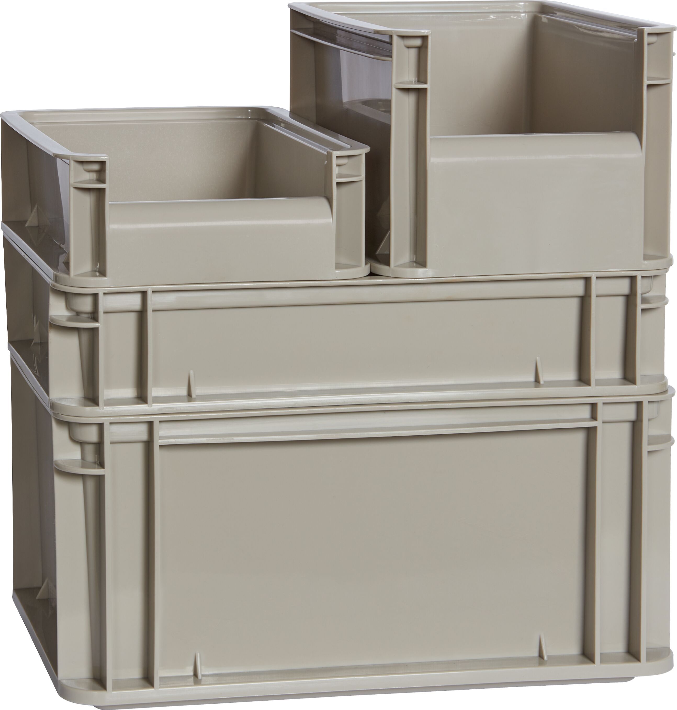 BOBBY Aufbewahrungsbox - Taupe / B: 30.0 cm x T: 20.0 cm x H: 6.9 cm